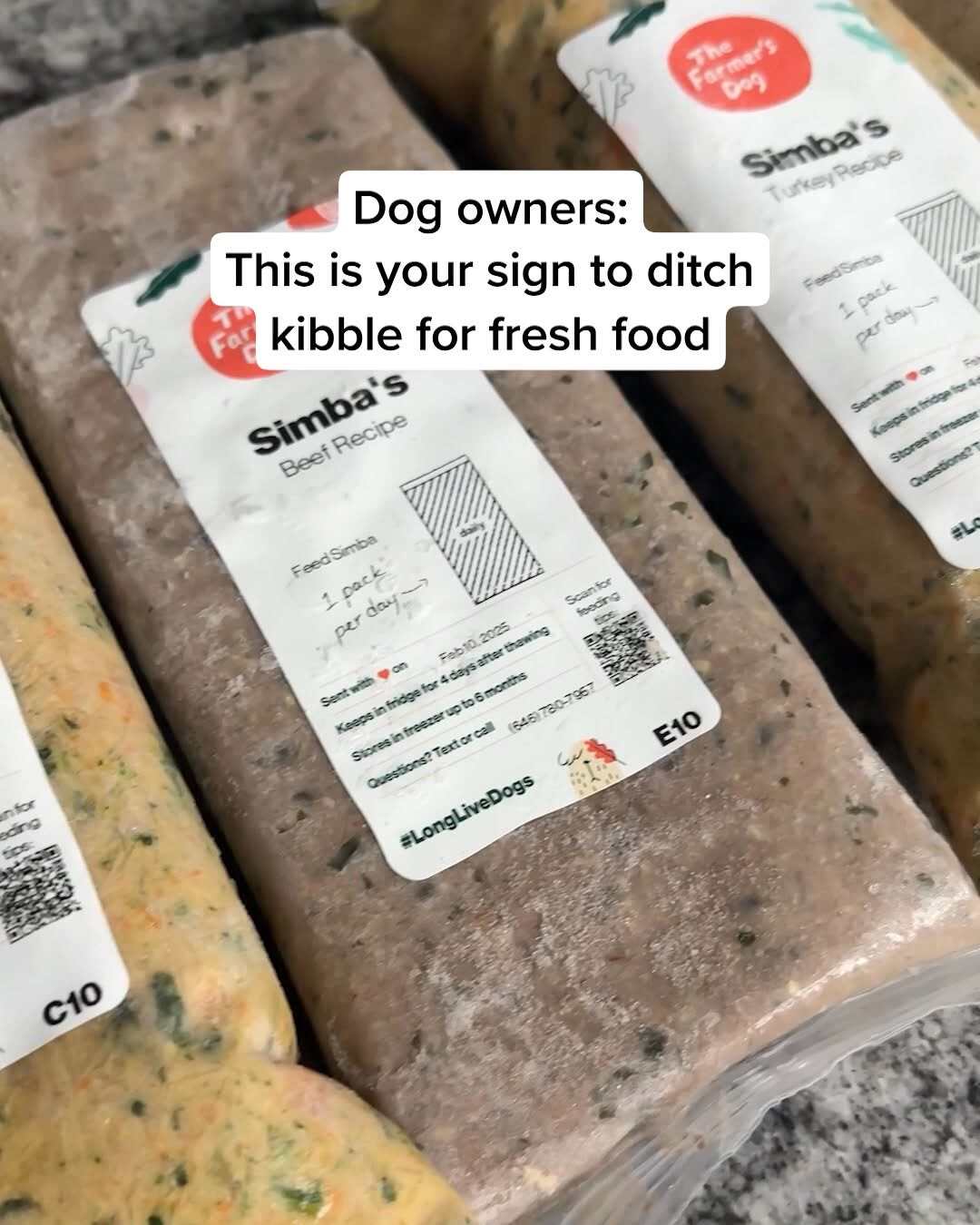 My dog will NEVER eat processed kibble again. Here's why I switched to fresh food:

🍗 Real, gently cooked meats & veggie